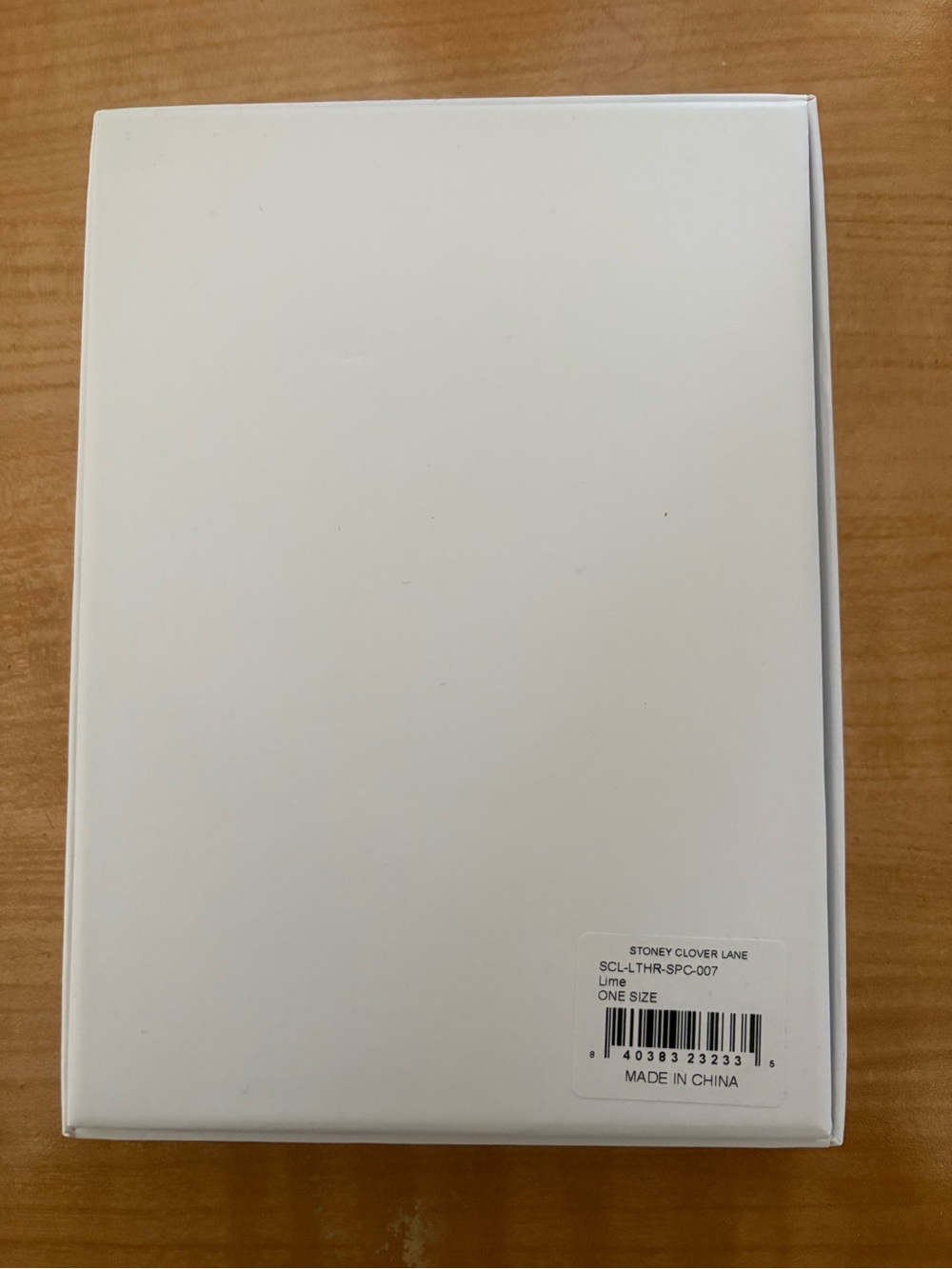 BNWT Stoney Clover Lane lime leather passport holder - Picture 5 of 5